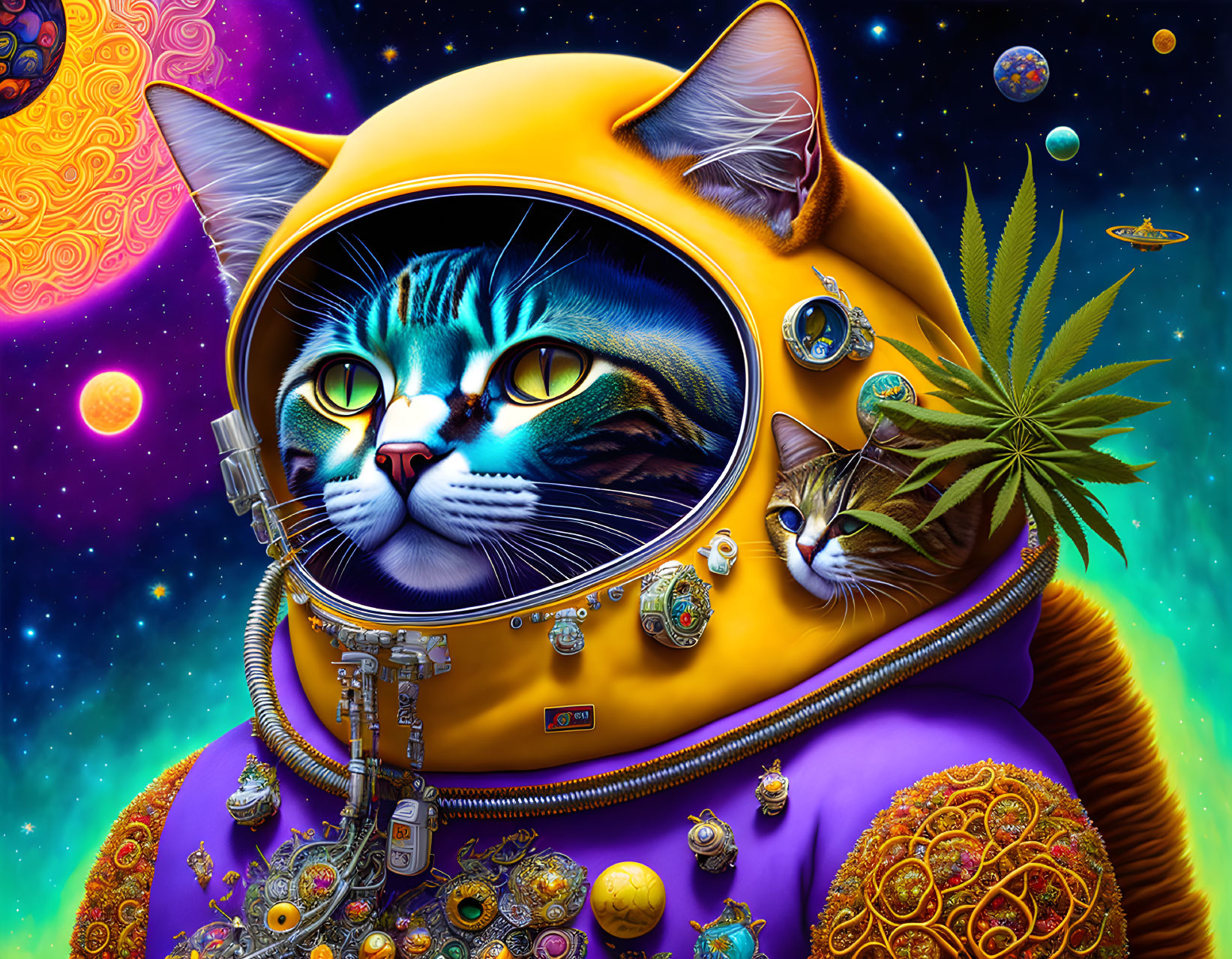 Cat in The Cosmos of Cannabis Health