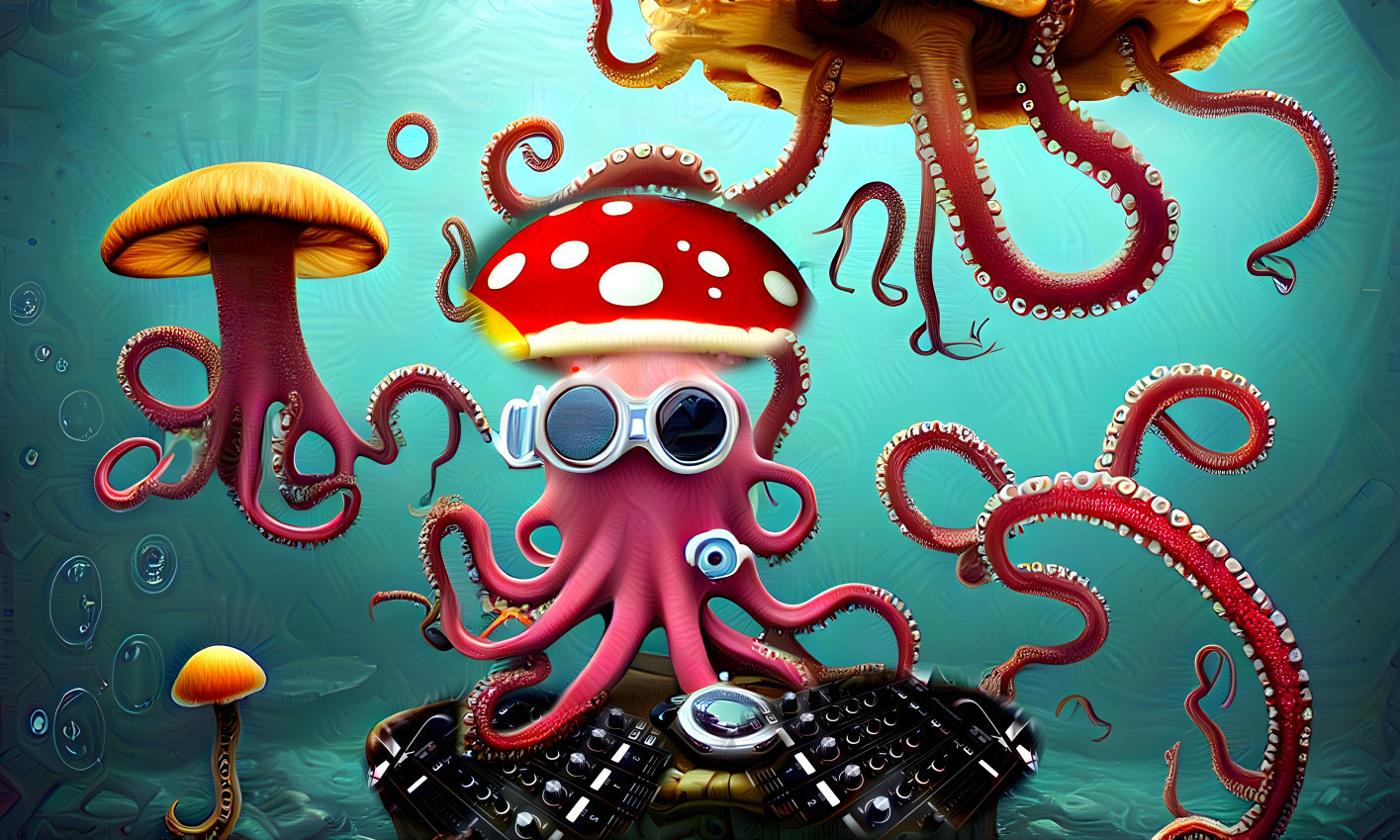 Dr Octo Hectic on the Sea Floor