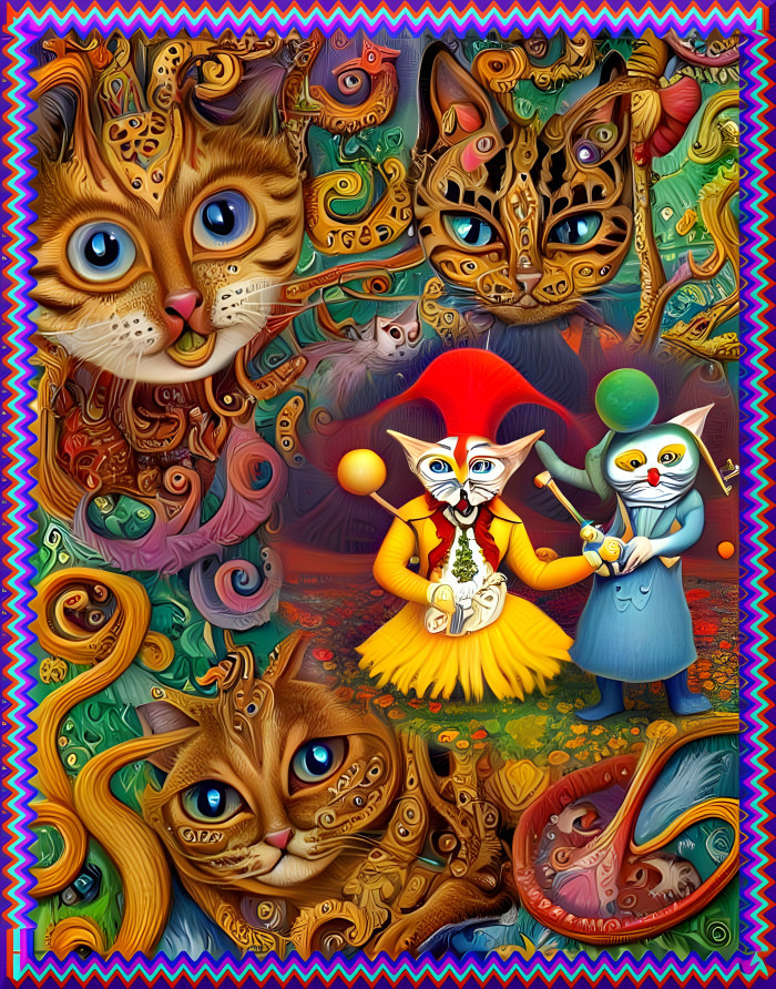 Cat Jesters of the Court of DMT