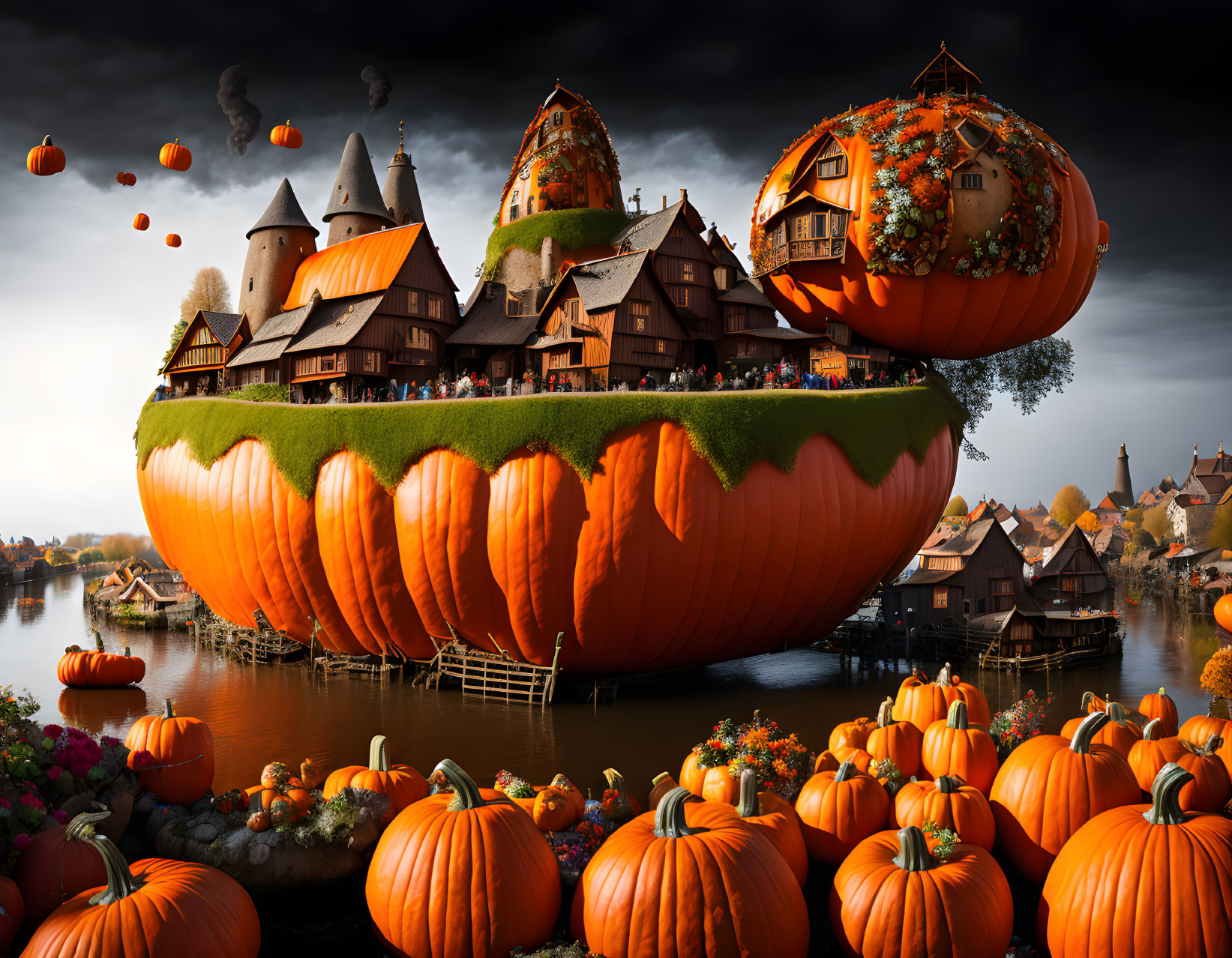 In the wonderful world of pumpkins.