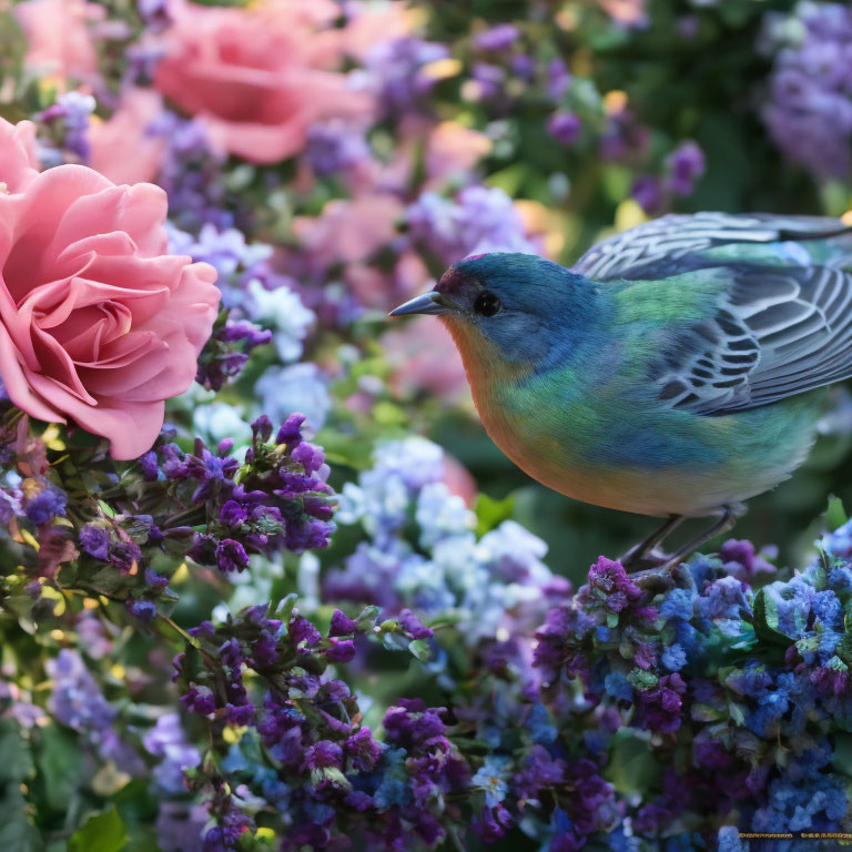 The bird that liked flowers
