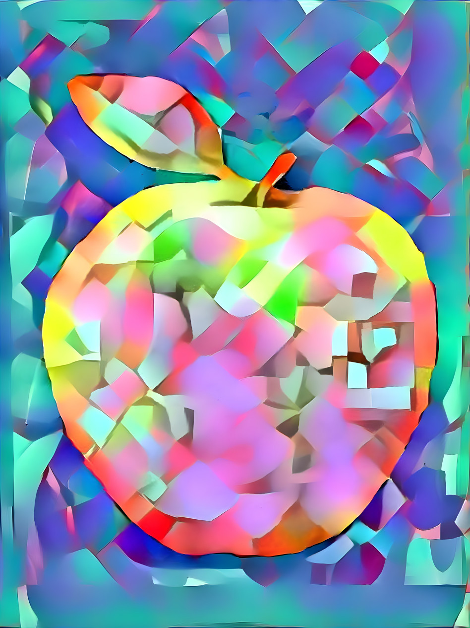 la manzana consciente del arte