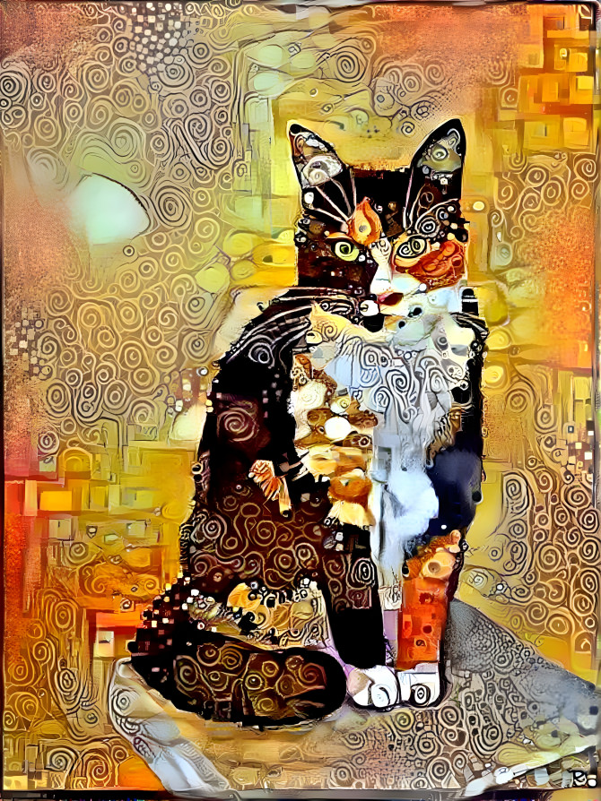 Klimt Cat
