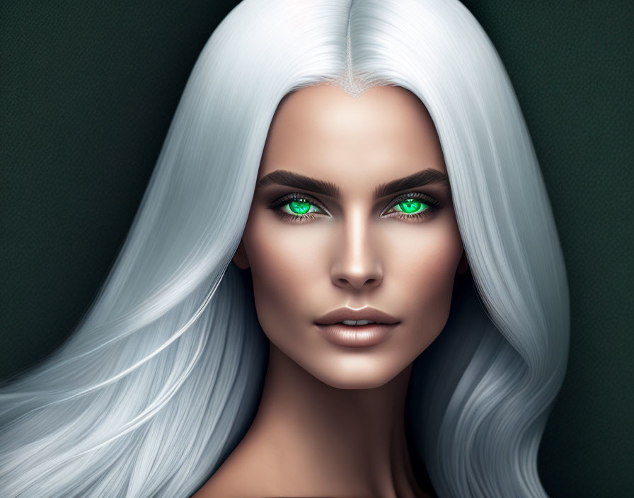 Green-Eyed Woman