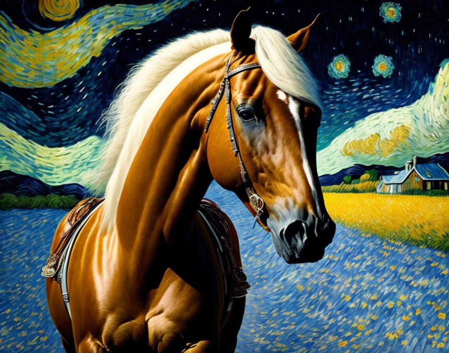 Van Gogh Horse