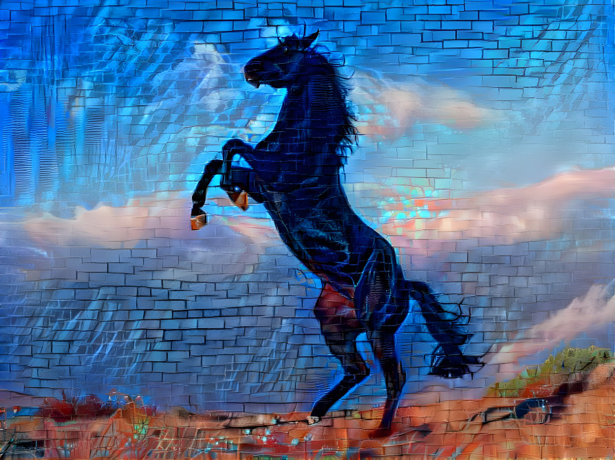 Wall horse