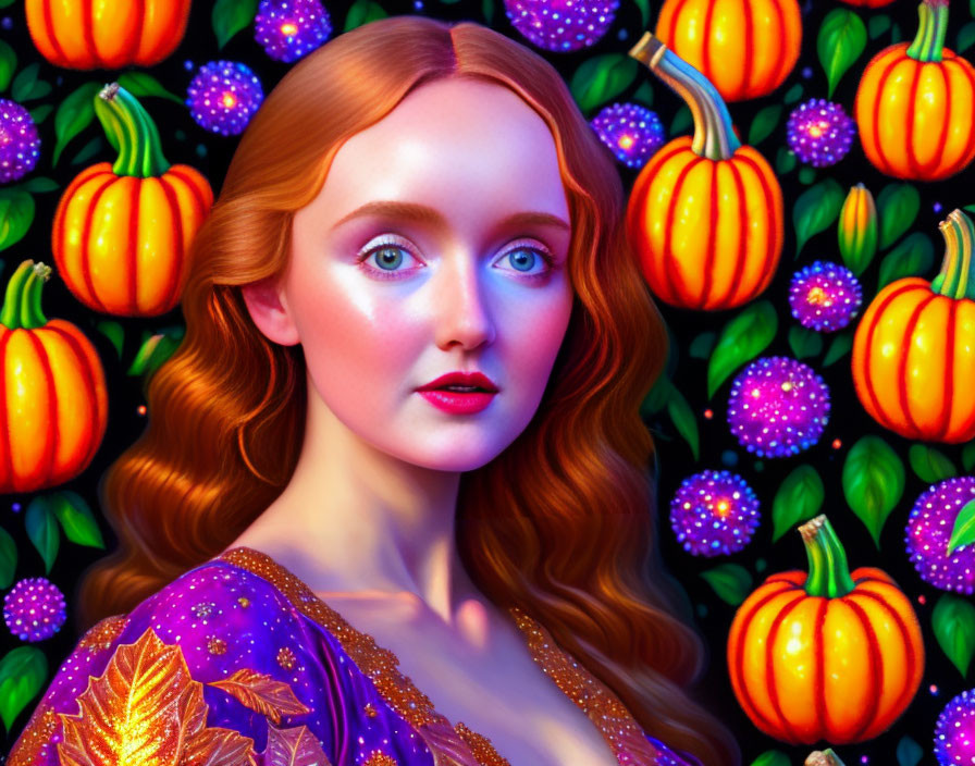 Lily Cole and the Pumpkins