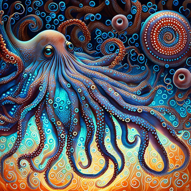 psychedelic cephalopod