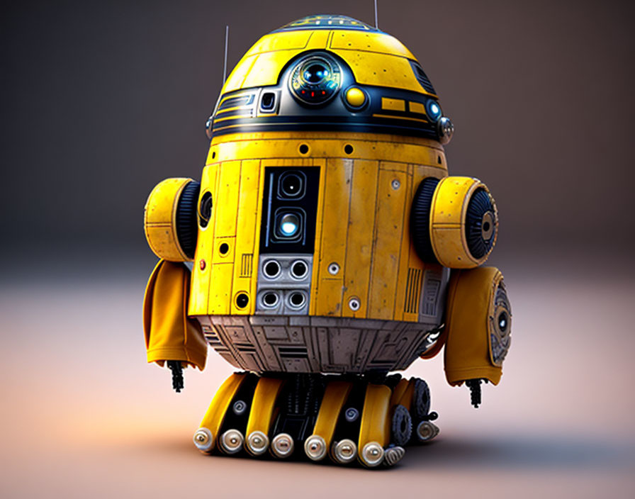 yellow droid