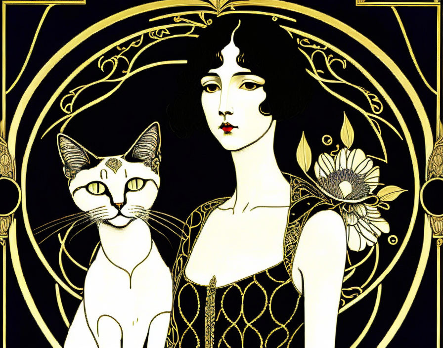 Art Nouveau Woman