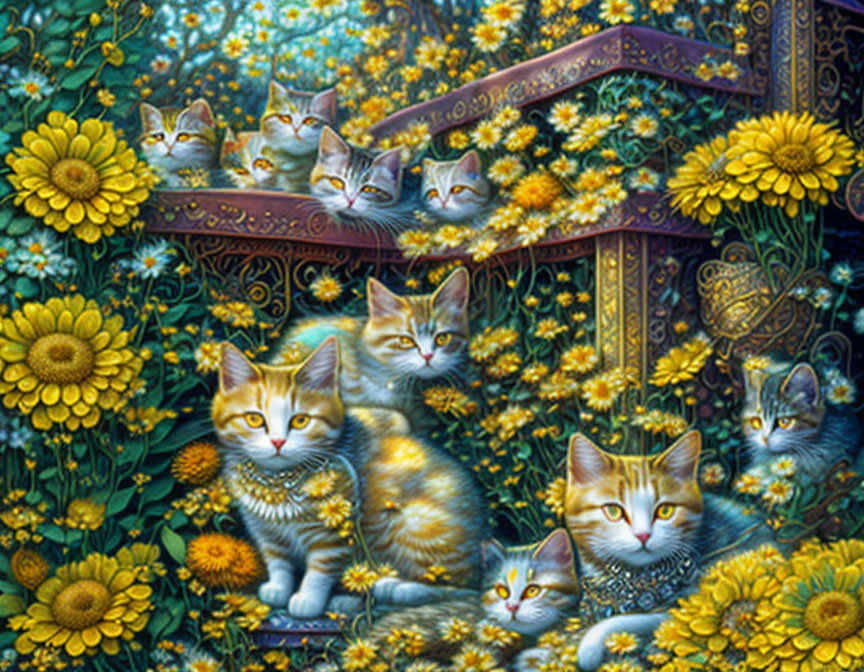Daisies and Cats