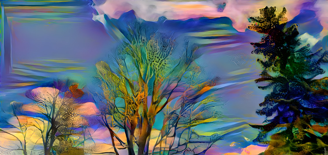 Colourful Trees/Sky