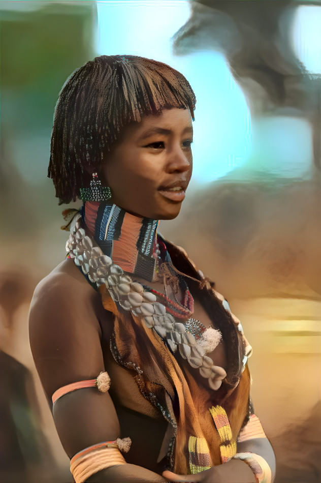 African Tribal Girl