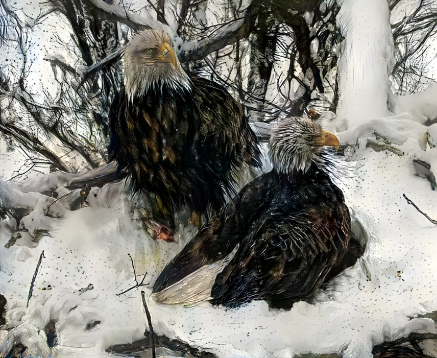 Ma & Pa Eagles Awaiting Eaglet Hatch