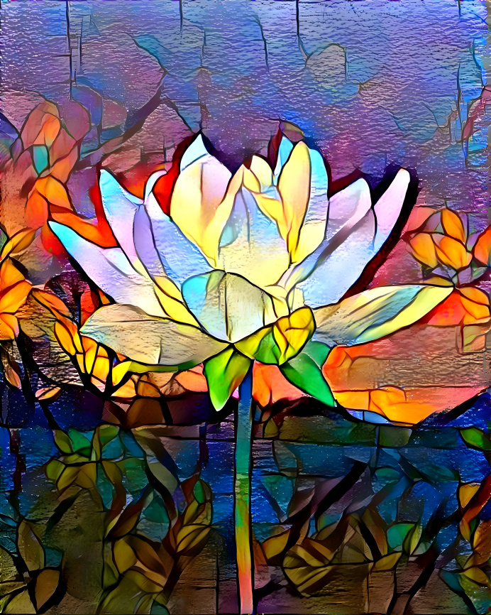 Lotus Stained Glass