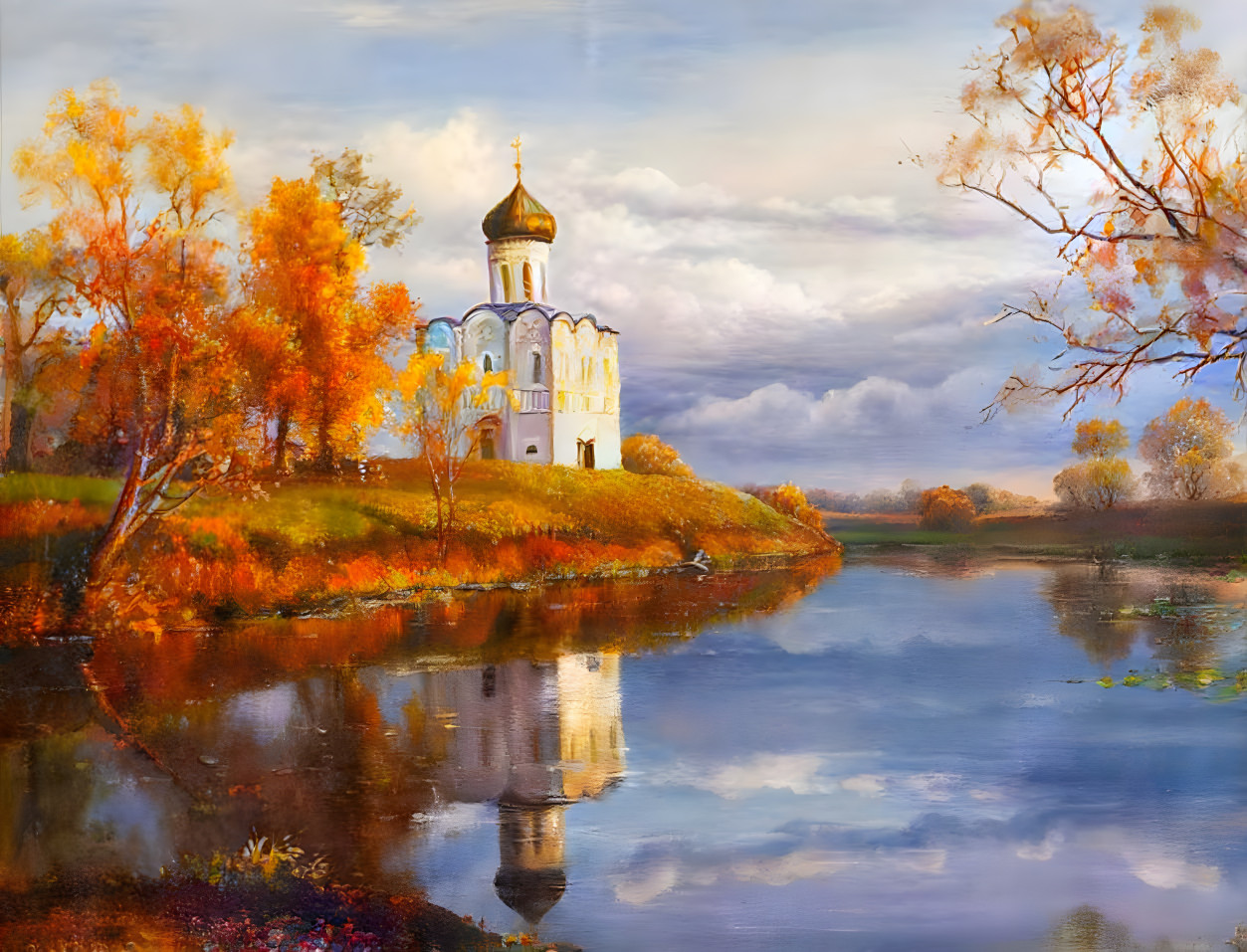 The church of the Intercession on the Nerl river