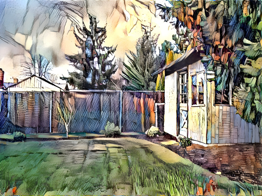 Fenced Backyard