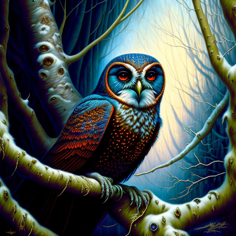 Owl in Twilight