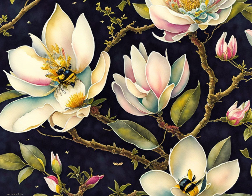 Bees and Magnolias