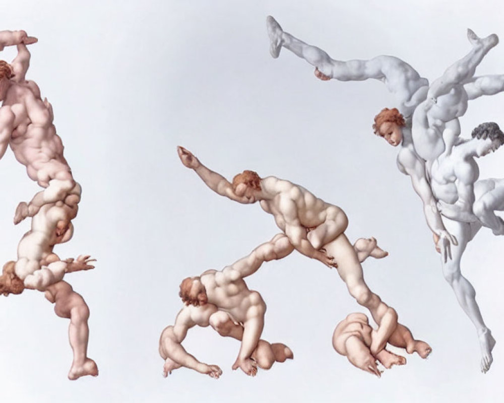 Detailed Study of Human Anatomy in Dynamic Poses
