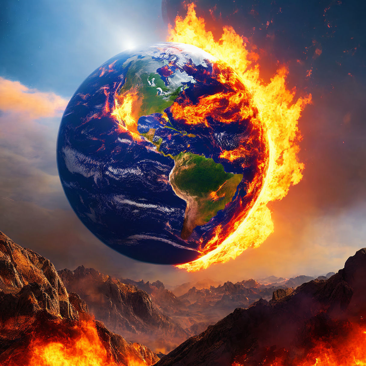 Planet Earth is on fire