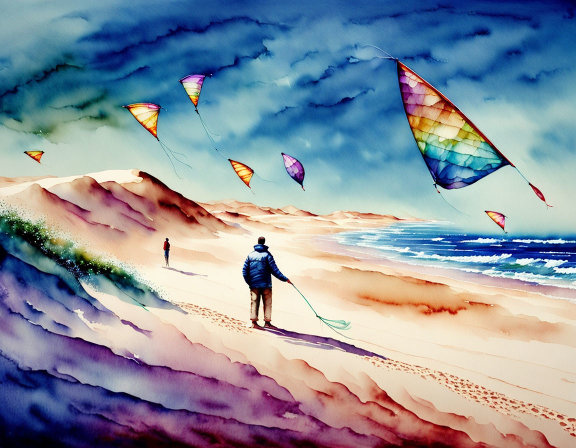 Kites in the dunes