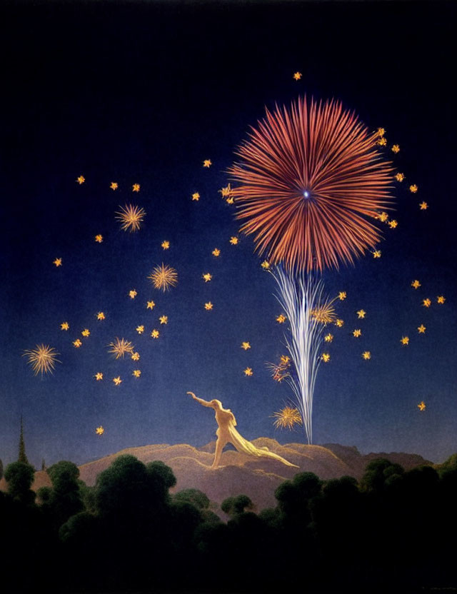 Maxfield Parrish fireworks