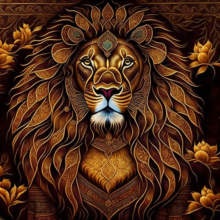 Mughal lion