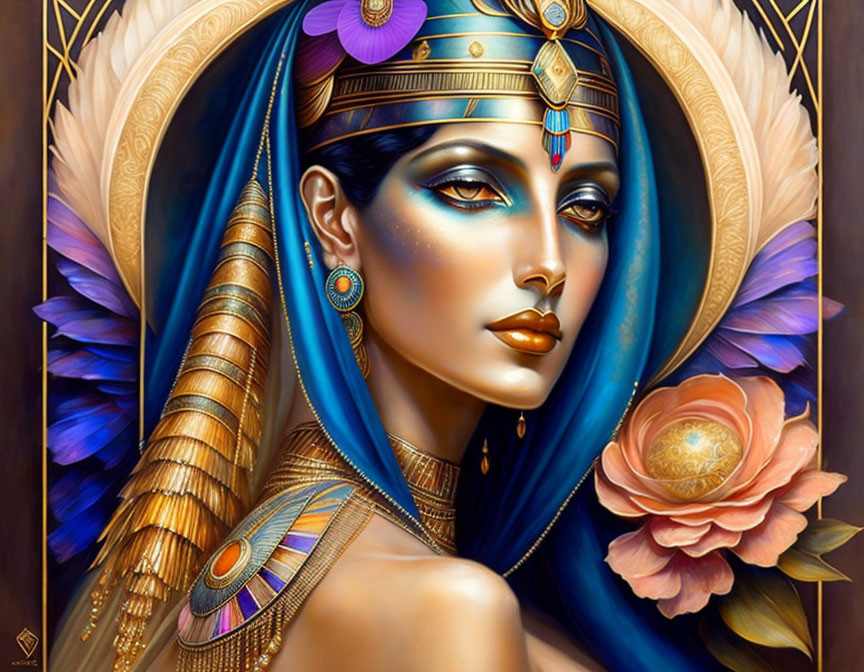 Art Deco Egyptian Princess