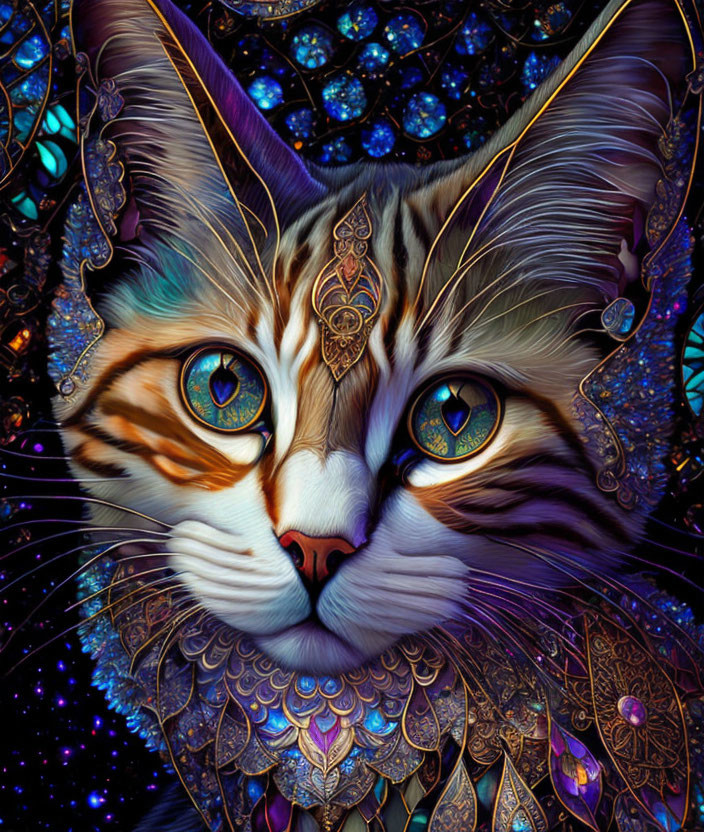 'The Cat with Kaleidoscope Eyes'.... ©