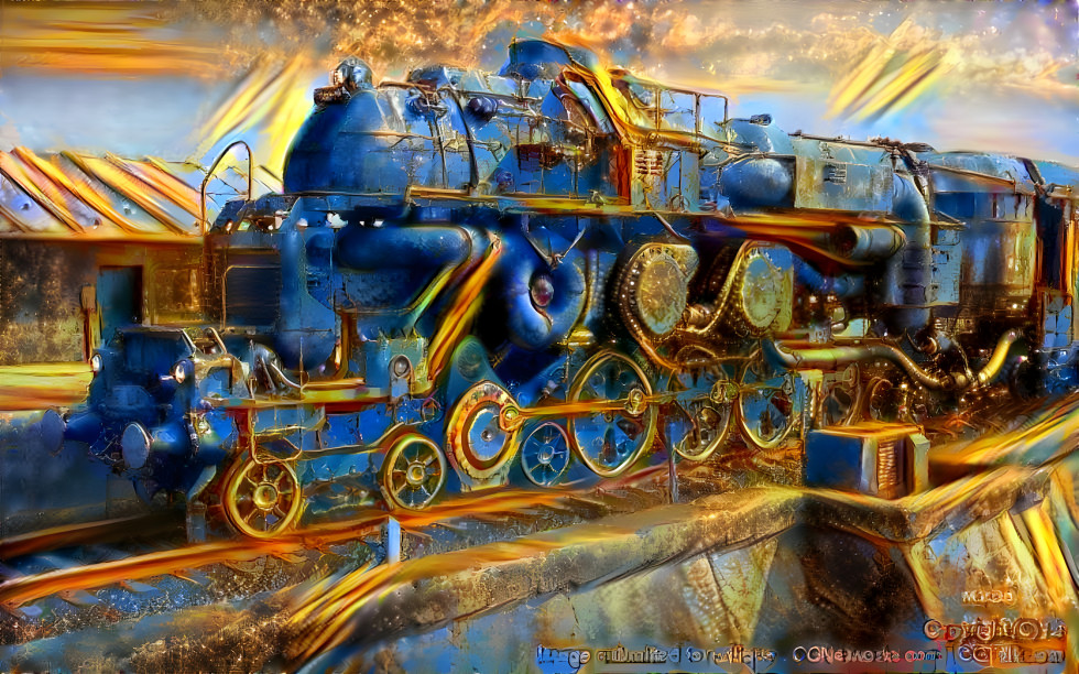 The blue train