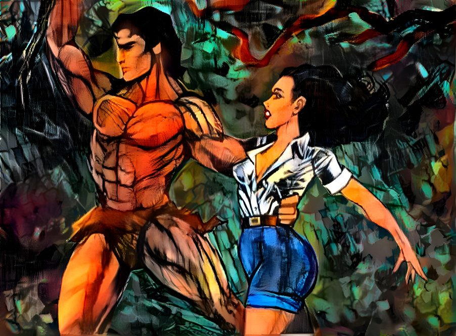 Tarzan and Vicky