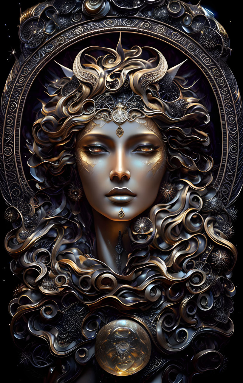 Maiden of bronze