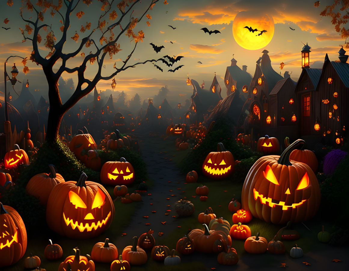 Halloween pumpkin patch 