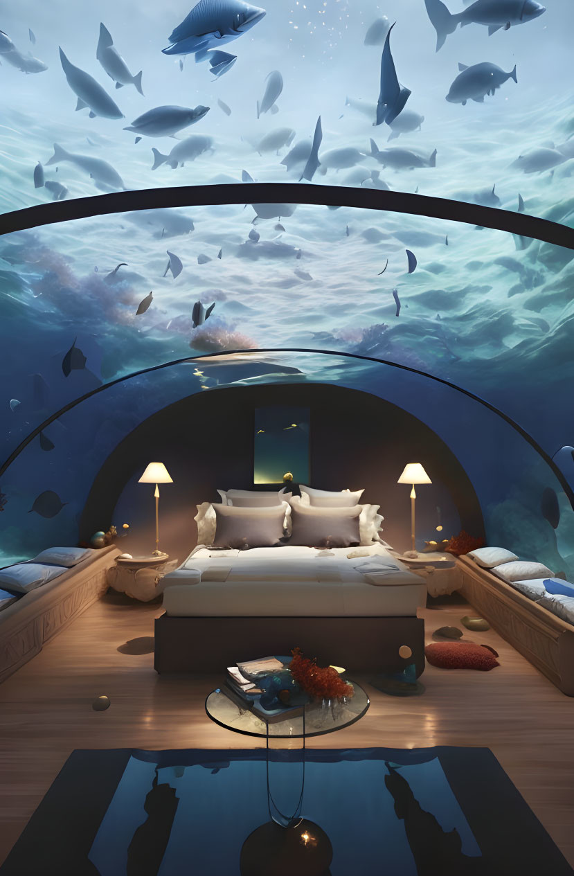 Under sea bedroom 