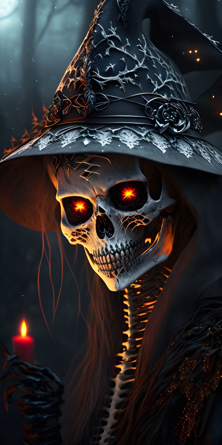 Skeleton witch