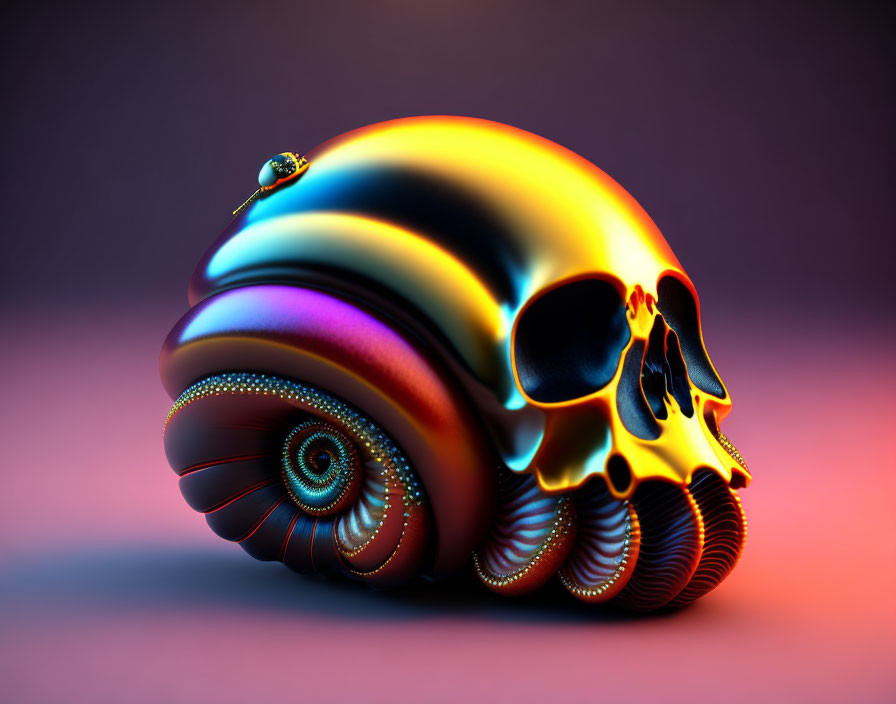 skull snail 