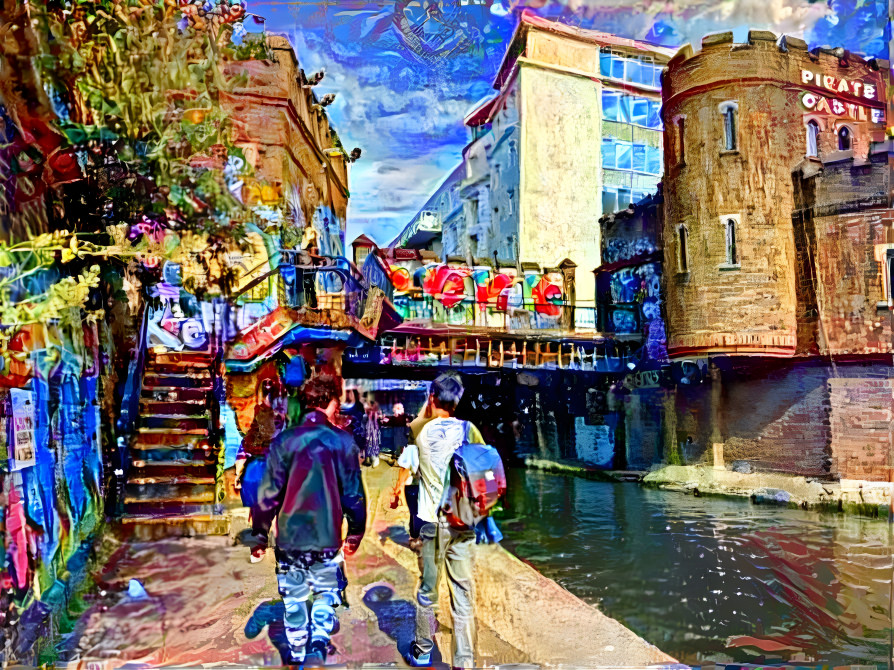 Pirate castle Regents Canal London 