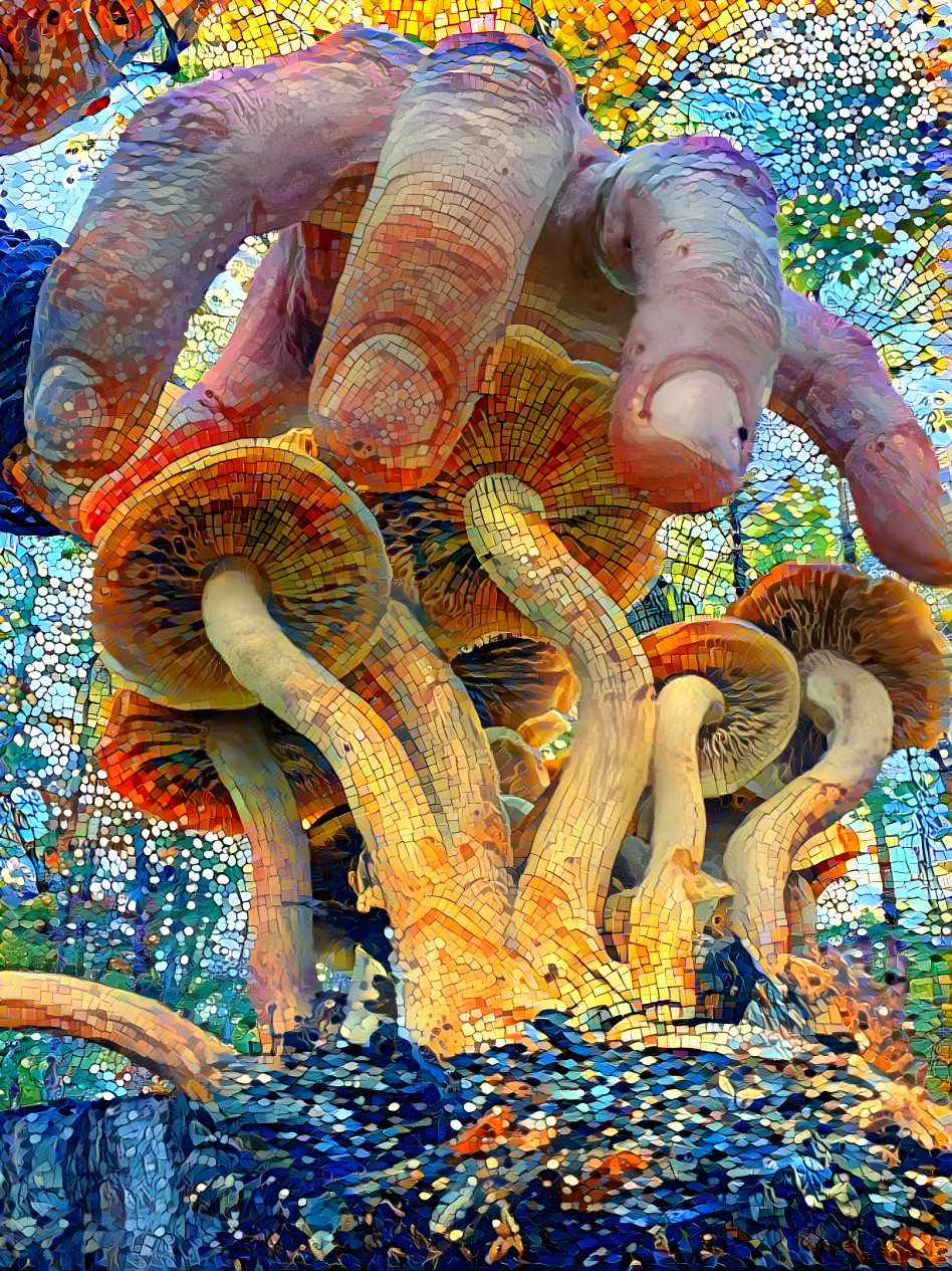Mosaic Mushroom Hunter