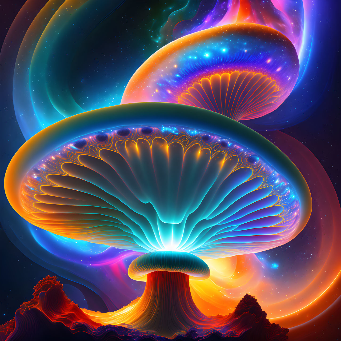 Magic Space Mushrooms