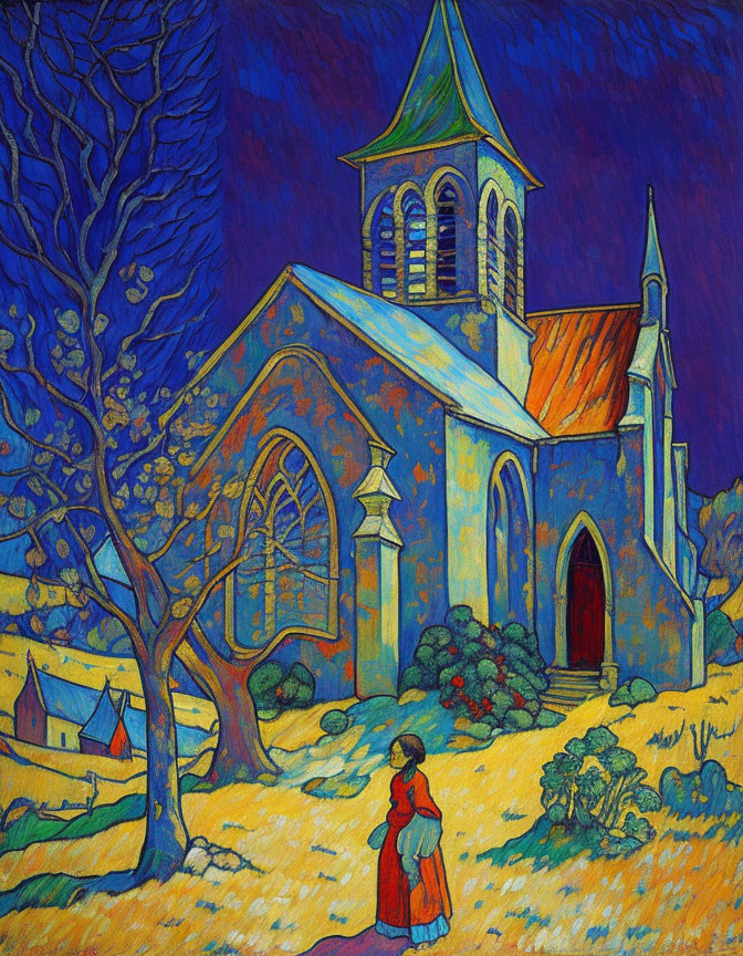 Gauguin & Lautrec take on Van Gogh church