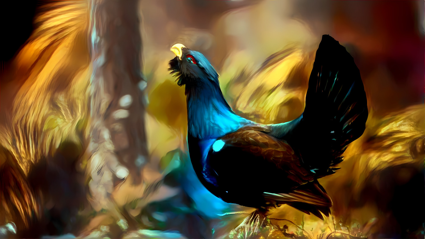 Shimmering Capercaillie