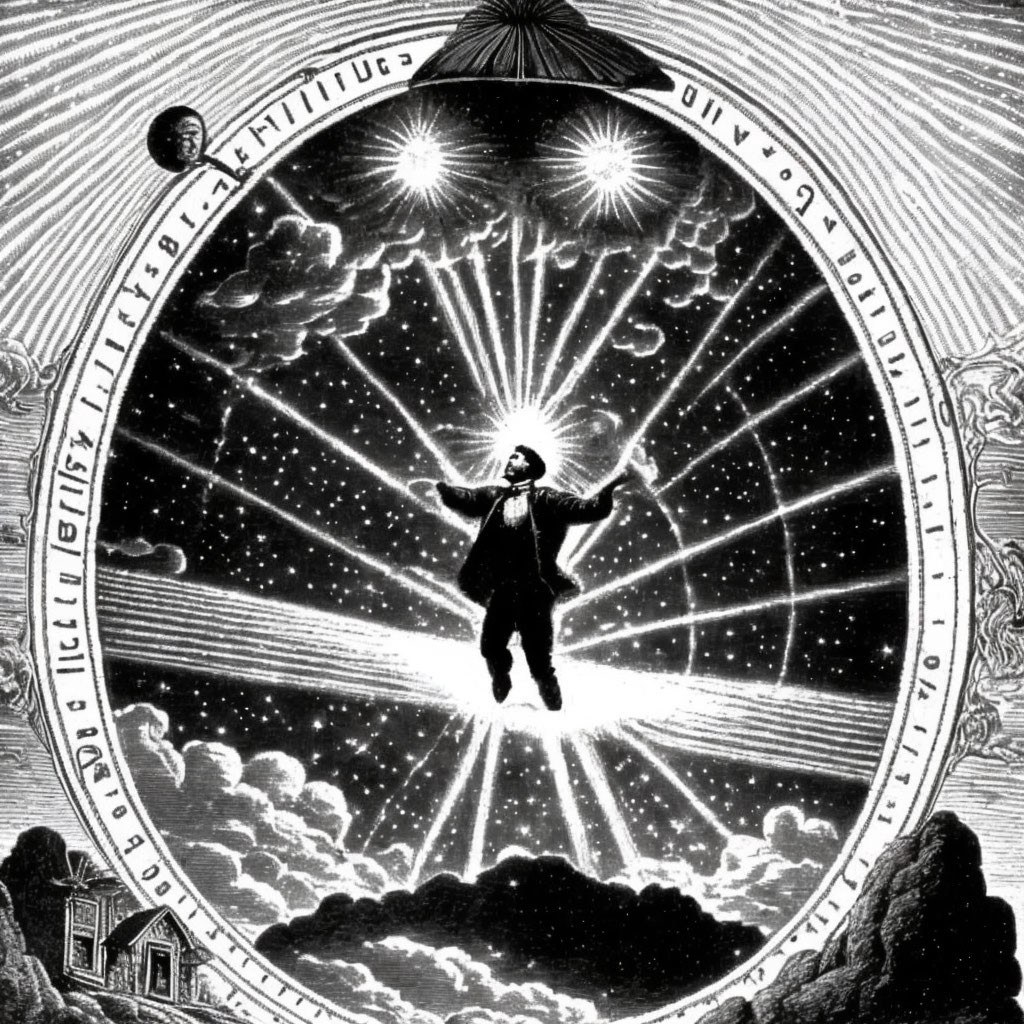 Nikola Tesla beamed into a UFO