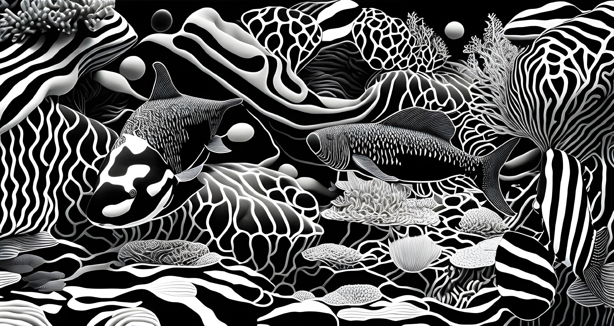 The Black and White Reef