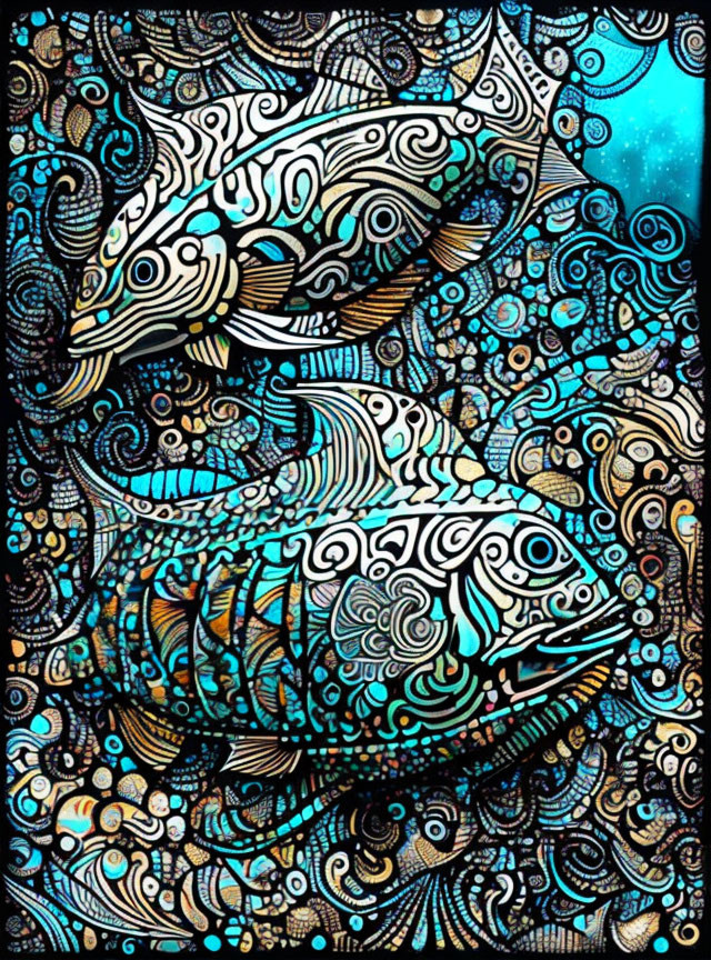 Abstract fish, II