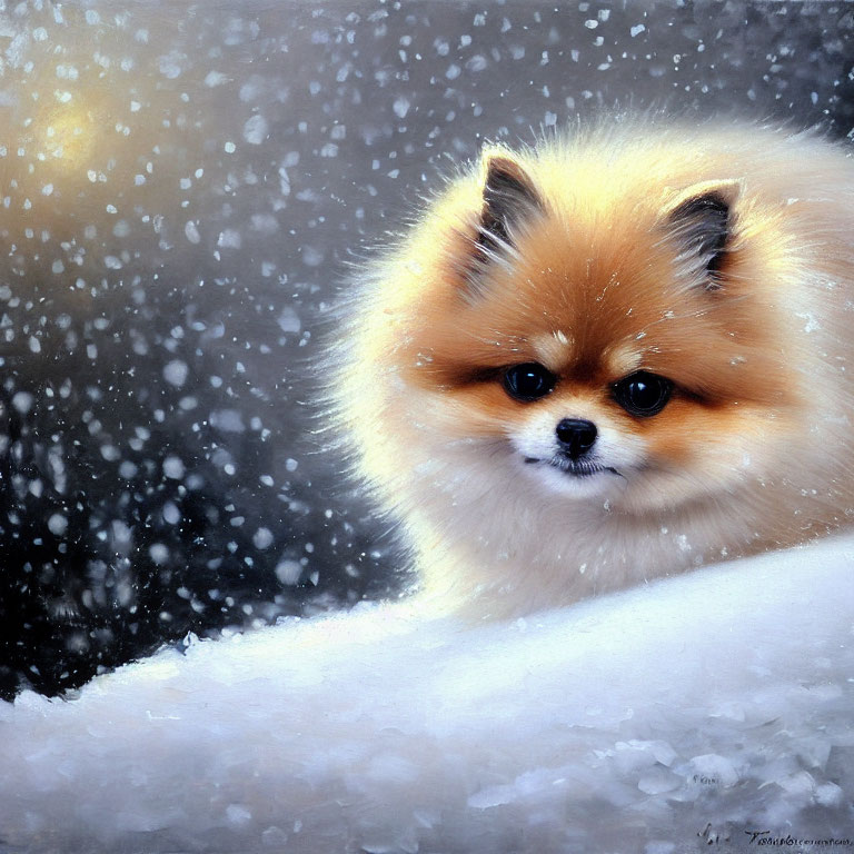 Foxie snow