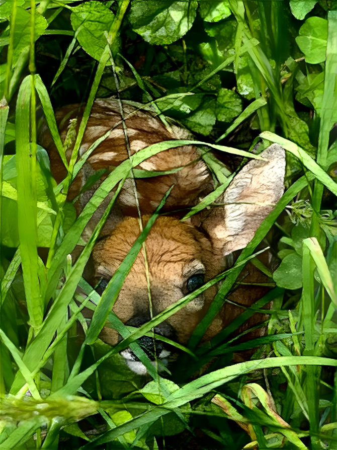 Hidden in the grass 