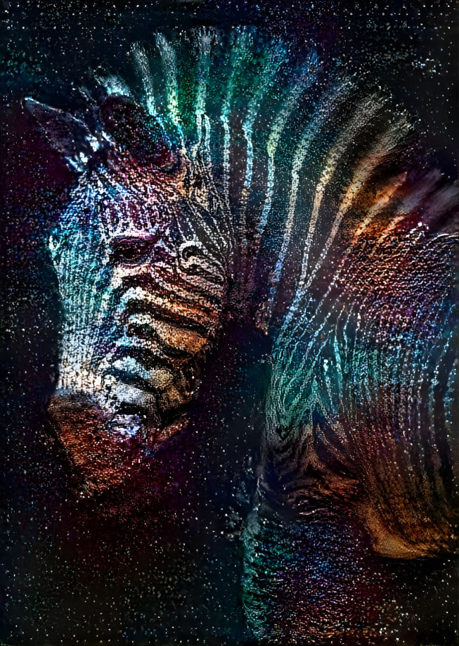 Zebra of color 