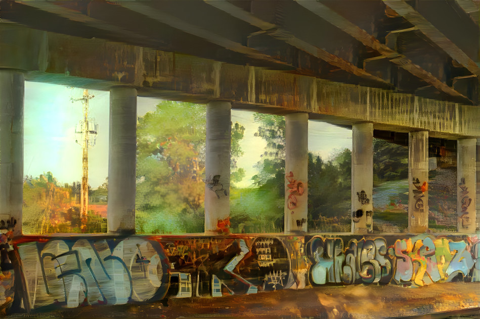 Graffiti under the Bridge