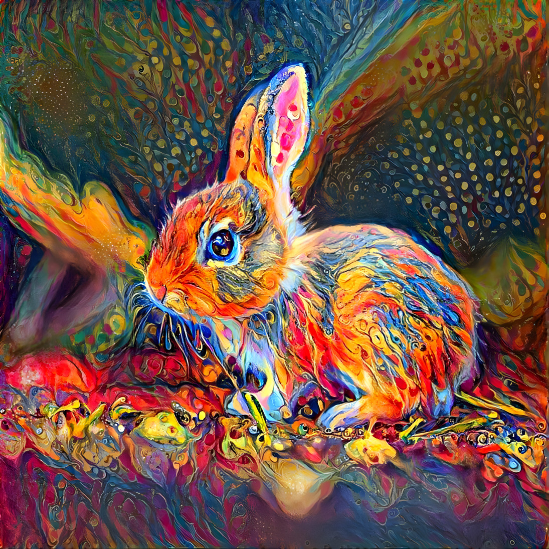 Colorful Rabbit